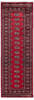Bokhara Red Runner Hand Knotted 27 X 80 Area Rug 700-155609 Thumb 0