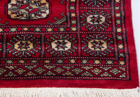 Bokhara Red Runner Hand Knotted 21 X 510 Area Rug 700-155612 Image 4