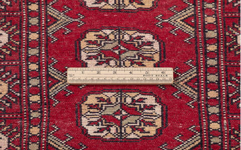 Bokhara Red Runner Hand Knotted 21 X 510 Area Rug 700-155612 Image 7