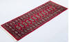 Bokhara Red Runner Hand Knotted 21 X 510 Area Rug 700-155612 Thumb 2