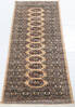 Bokhara Beige Runner Hand Knotted 21 X 62 Area Rug 700-155613 Thumb 1