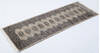 Bokhara Grey Runner Hand Knotted 22 X 64 Area Rug 700-155615 Thumb 2