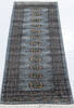 Bokhara Grey Runner Hand Knotted 22 X 62 Area Rug 700-155616 Thumb 1