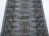 Bokhara Grey Runner Hand Knotted 22 X 62 Area Rug 700-155616 Thumb 2