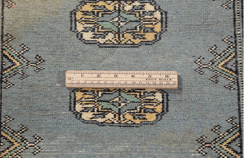 Bokhara Grey Runner Hand Knotted 21 X 511 Area Rug 700-155617 Image 7