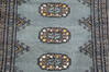 Bokhara Grey Runner Hand Knotted 21 X 511  Area Rug 700-155617 Thumb 5