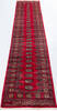 Bokhara Red Runner Hand Knotted 26 X 120 Area Rug 700-155618 Thumb 1