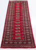 Bokhara Red Runner Hand Knotted 28 X 85 Area Rug 700-155619 Thumb 1