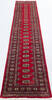 Bokhara Red Runner Hand Knotted 27 X 122 Area Rug 700-155623 Thumb 1