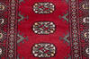 Bokhara Red Runner Hand Knotted 27 X 122 Area Rug 700-155623 Thumb 4