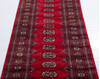 Bokhara Red Runner Hand Knotted 27 X 79 Area Rug 700-155625 Thumb 2