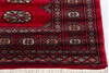 Bokhara Red Runner Hand Knotted 27 X 79 Area Rug 700-155625 Thumb 3
