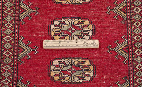 Bokhara Red Runner Hand Knotted 27 X 710 Area Rug 700-155626 Image 6