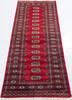 Bokhara Red Runner Hand Knotted 27 X 710 Area Rug 700-155626 Thumb 1