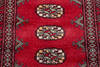 Bokhara Red Runner Hand Knotted 27 X 710 Area Rug 700-155626 Thumb 4