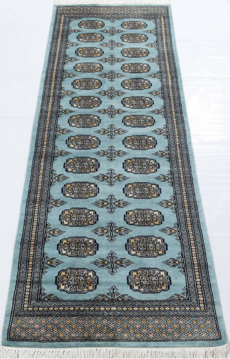 Bokhara Red Runner Hand Knotted 27 X 80 Area Rug 700-155627 Image 1