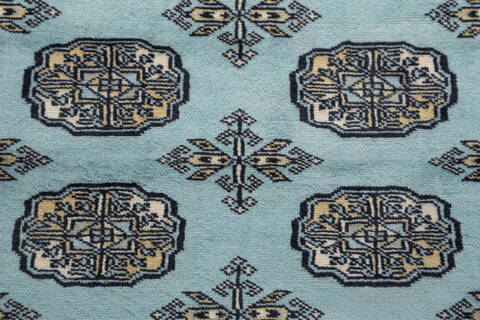 Bokhara Red Runner Hand Knotted 27 X 80 Area Rug 700-155627 Image 4