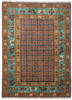 Kazak Green Hand Knotted 50 X 68 Area Rug 254-155639 Thumb 0
