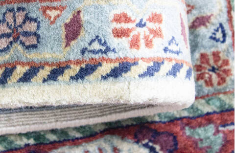 Bhadohi Multicolor Hand Knotted 82 X 910 Area Rug 902-155640 Image 4