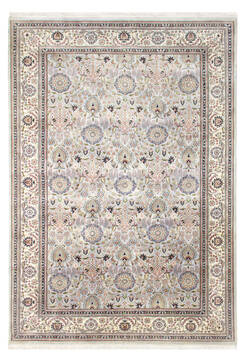 Bhadohi Multicolor Hand Knotted 6'7" X 9'0"  Area Rug 902-155641