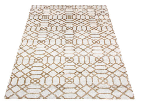 Bhadohi Multicolor Hand Knotted 79 X 910 Area Rug 902-155642 Image 4