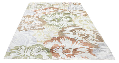 Bhadohi Multicolor Hand Knotted 710 X 910 Area Rug 902-155644 Image 1