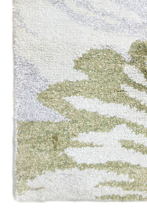Bhadohi Multicolor Hand Knotted 710 X 910 Area Rug 902-155644 Image 2