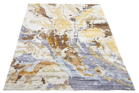 Bhadohi Multicolor Hand Knotted 710 X 96 Area Rug 902-155646 Image 1