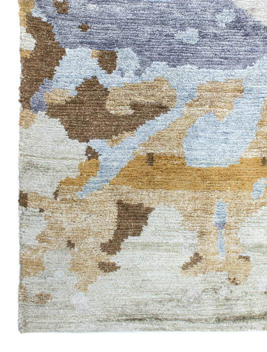 Bhadohi Multicolor Hand Knotted 710 X 96 Area Rug 902-155646 Image 2