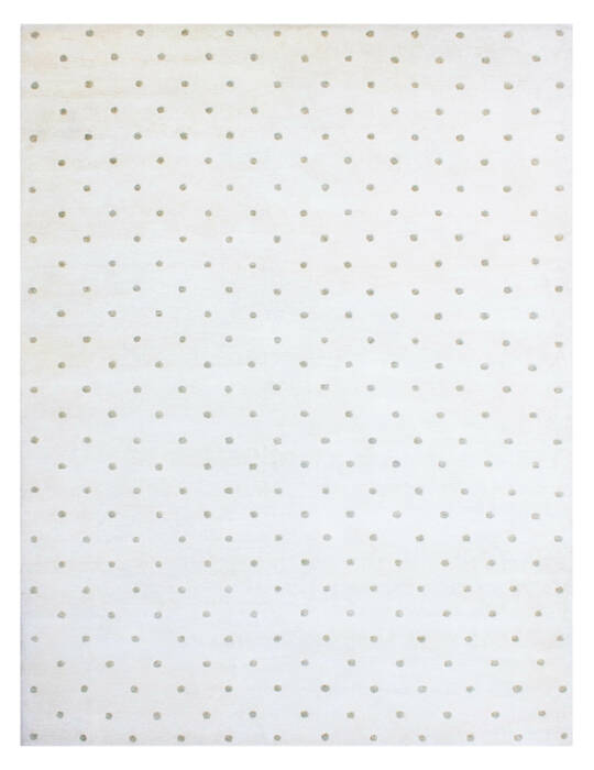 Bhadohi White Hand Knotted 47 X 67 Area Rug 902-155648 Image 0