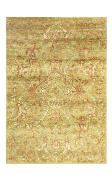 Bhadohi Multicolor Hand Knotted 3'11" X 5'11"  Area Rug 902-155651