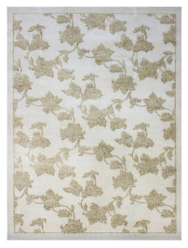 Bhadohi Multicolor Hand Knotted 4'7" X 6'5"  Area Rug 902-155653