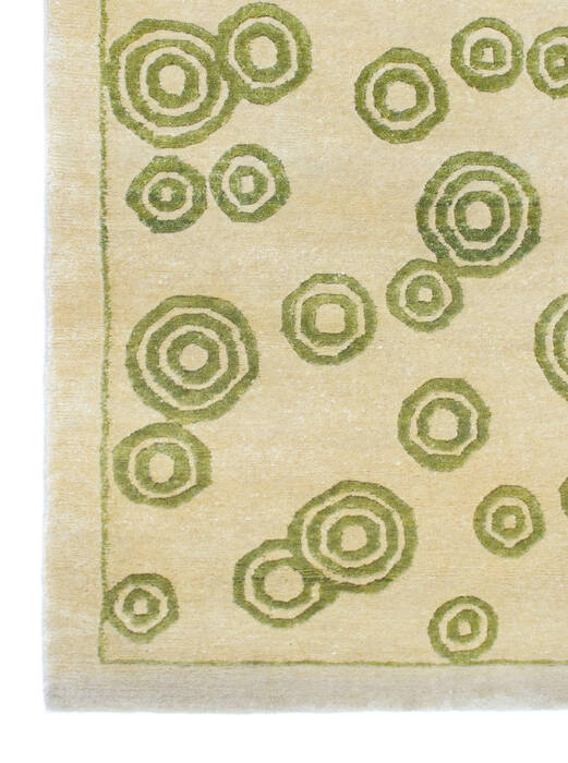 Bhadohi Multicolor Hand Knotted 47 X 67 Area Rug 902-155655 Image 2