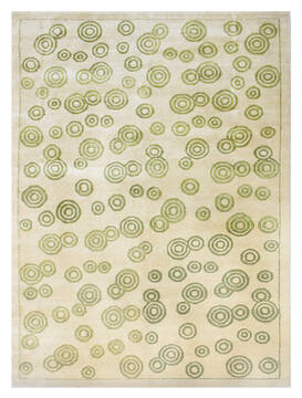 Bhadohi Multicolor Hand Knotted 4'7" X 6'7"  Area Rug 902-155655
