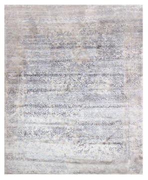 Bhadohi Multicolor Hand Knotted 7'10" X 9'10"  Area Rug 902-155657