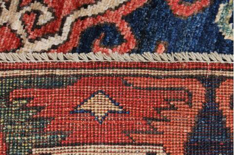 Kazak Red Hand Knotted 41 X 60 Area Rug 254-155661 Image 4