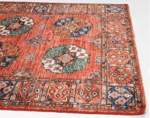 Bokhara Red Hand Knotted 42 X 65 Area Rug 254-155662 Image 3