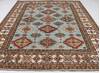 Kazak Blue Hand Knotted 79 X 101 Area Rug 254-155666 Thumb 4