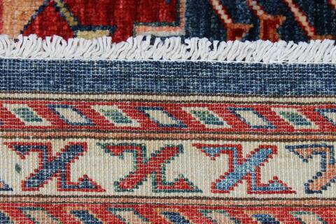 Kazak Light Gray Hand Knotted 80 X 98 Area Rug 254-155668 Image 1