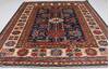 Kazak Light Gray Hand Knotted 80 X 98 Area Rug 254-155668 Thumb 5