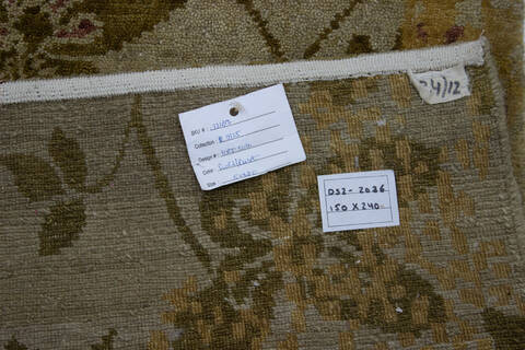 Bhadohi Multicolor Hand Knotted 411 X 710 Area Rug 902-155670 Image 5