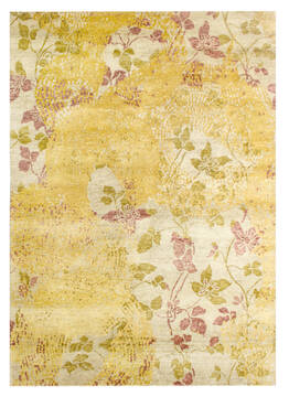 Bhadohi Multicolor Hand Knotted 4'11" X 7'10"  Area Rug 902-155670