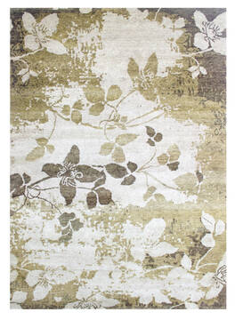 Bhadohi Multicolor Hand Knotted 4'11" X 7'10"  Area Rug 902-155671