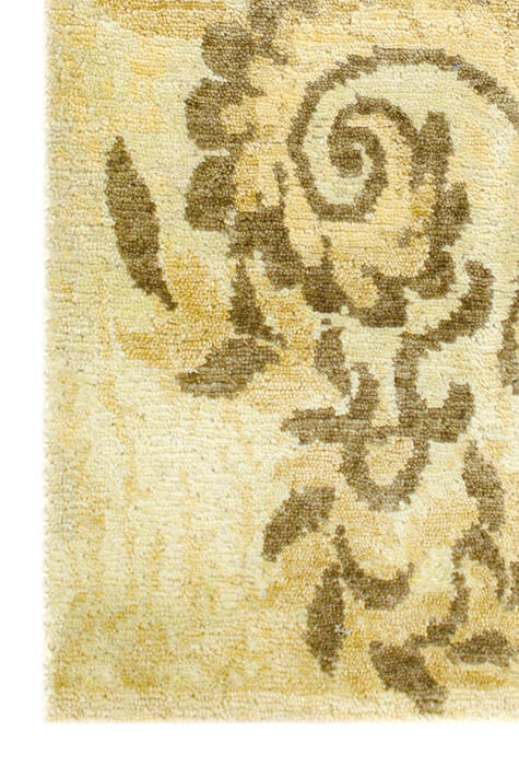 Bhadohi Multicolor Hand Knotted 411 X 710 Area Rug 902-155672 Image 2