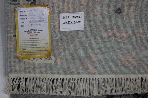 Bhadohi Multicolor Hand Knotted 80 X 100 Area Rug 902-155674 Image 5