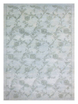 Bhadohi Multicolor Hand Knotted 4'1" X 5'11"  Area Rug 902-155679