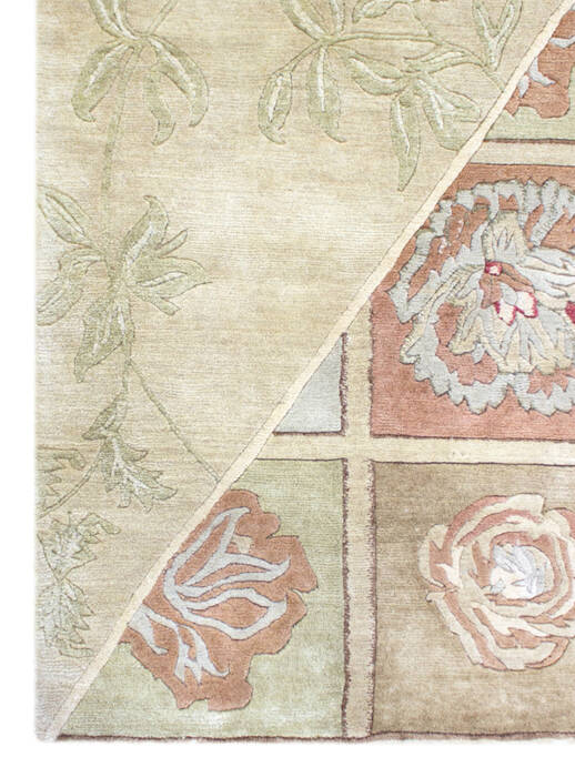 Bhadohi Multicolor Hand Knotted 41 X 511 Area Rug 902-155680 Image 2