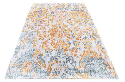 Bhadohi Multicolor Hand Knotted 57 X 79 Area Rug 902-155682 Image 1
