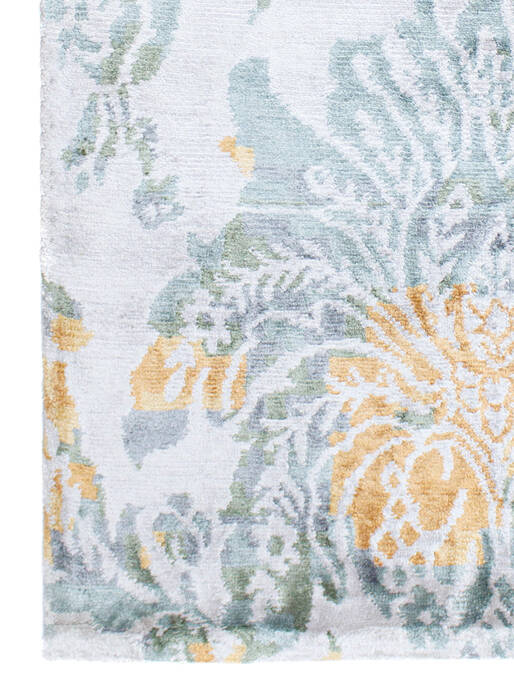 Bhadohi Multicolor Hand Knotted 57 X 79 Area Rug 902-155682 Image 2