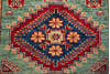Kazak Green Hand Knotted 210 X 42 Area Rug 700-155685 Thumb 5